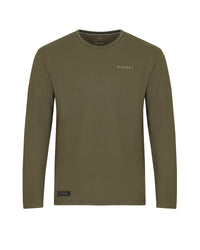 Tee-shirt Minimal LS Mindset - Olive Foncé