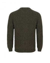 Pull tricoté Mindset Fisherman - Olive foncé