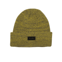 Bonnet tricoté marl - Jaune