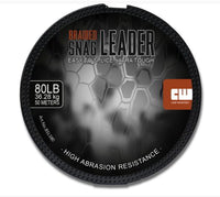 Bas de ligne tressé anti-accroc - 50m - 80lb - Vert algue