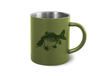 Mug carpe en acier inoxydable