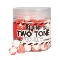 Pop-Ups Bicolores Fluro - 15mm - Fraise & Noix de Coco