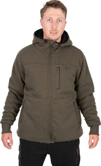 Collection Sherpa Sweat à capuche Vert/Noir
