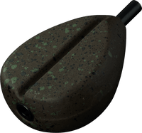 Plomb plat poire en ligne avec rainure