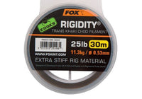Rigidité - Filament Chod - Kaki Transparent