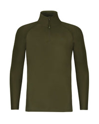 Maillot à fermeture éclair Kool UPF - Olive foncé