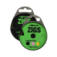 Ready Zigs - Taille d'hameçon 10 - Sans ardillon - 3 pièces