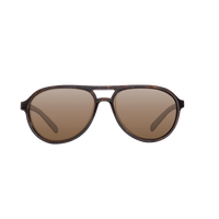 Lunettes de soleil aviateur monture écaille