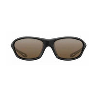 Lunettes de soleil enveloppantes monture noire mate/verres bruns MK2