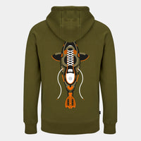Sweat à capuche - Cuir véritable