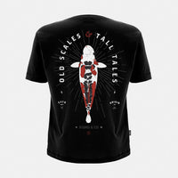 T-shirt Tall Tales - Motif Carpe Koi - Style Tatouage