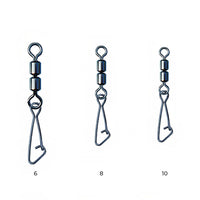 Emerillon double Connex avec agrafe crochetée