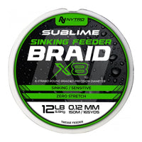 Tresse coulante Sublime X8 pour feeder