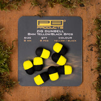 Zig Dumbell - 8mm - Jaune Noir