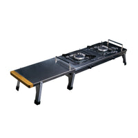 Grilla Cookstation - Édition Double - Pliable - Double Brûleur