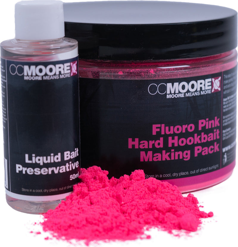 Pack de fabrication d'appâts durs rose fluoro - 200g