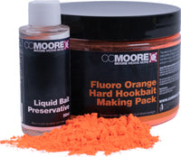 Pack de fabrication d'appâts durs orange fluoro - 200g