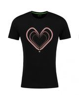 T-shirt femme Love - Noir