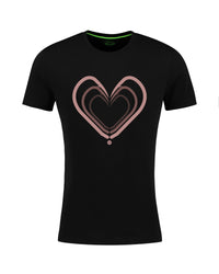 T-shirt femme Love - Noir