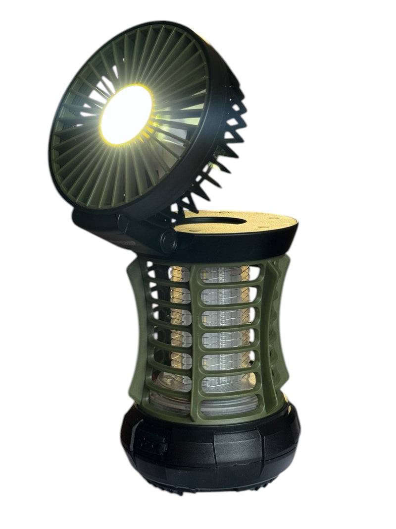 Mosquito & Lighting Lamp - Rechargeable - With Fan