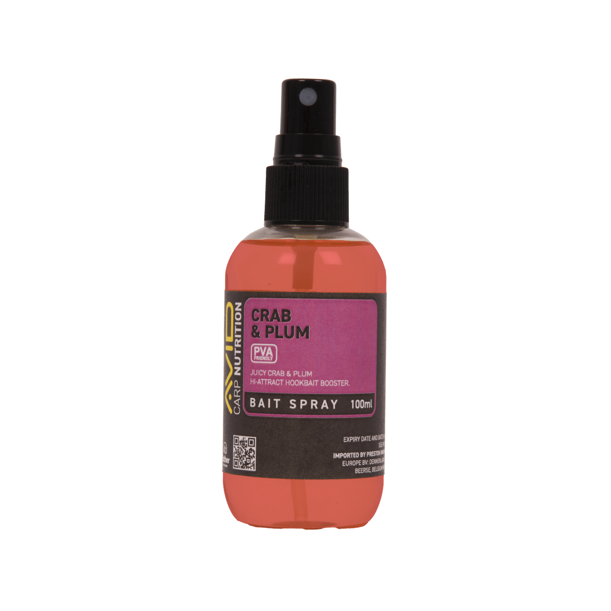 Avid Carp Crab & Plum - Bait Spray - KarperCentrale