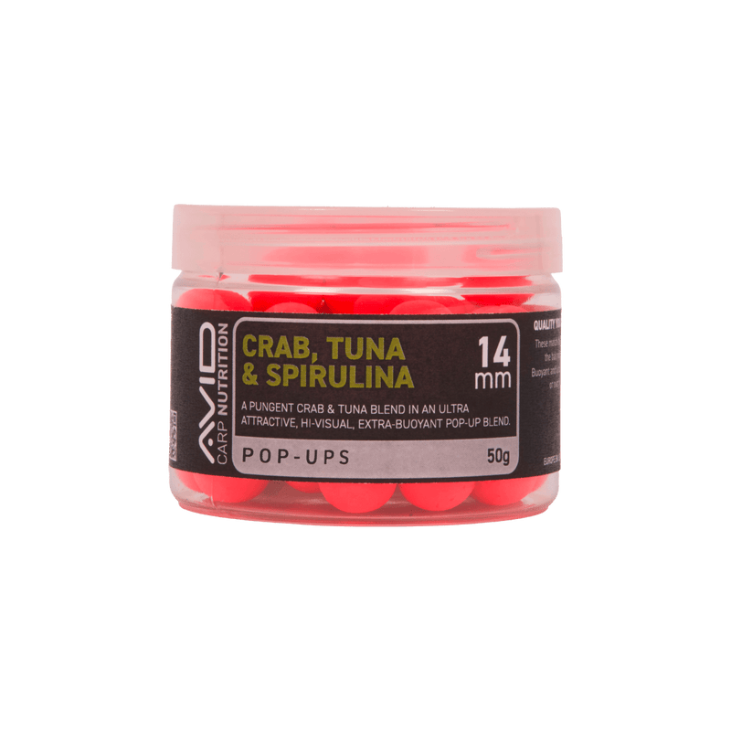 Crabe, Thon & Spiruline - Pop-ups - 14mm - Rose