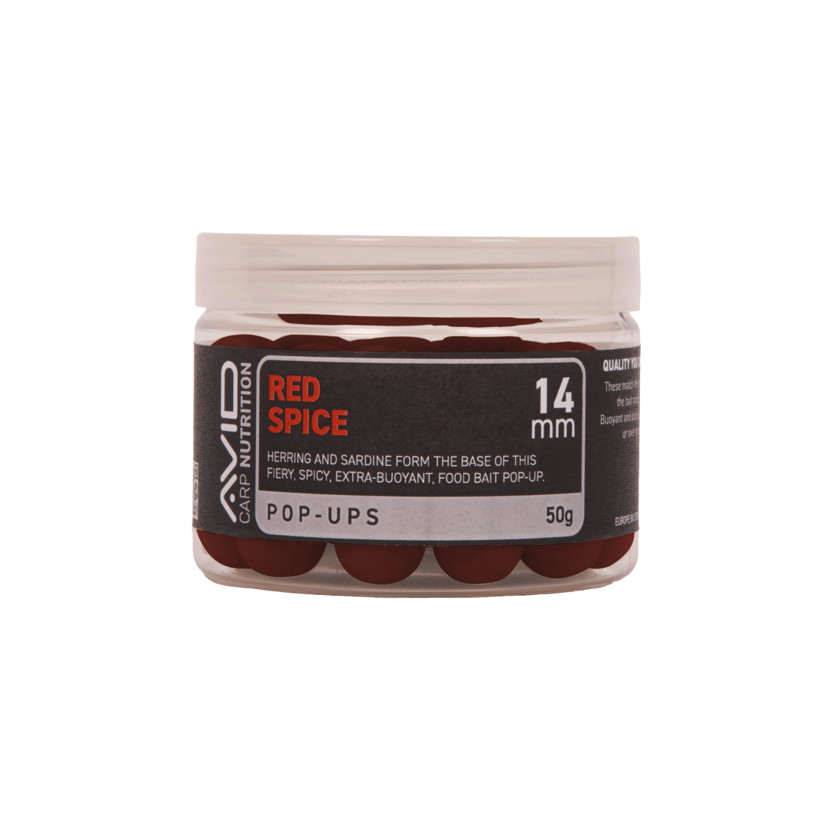 Avid Carp Red Spice Pop - up - 14mm - Natural - KarperCentrale