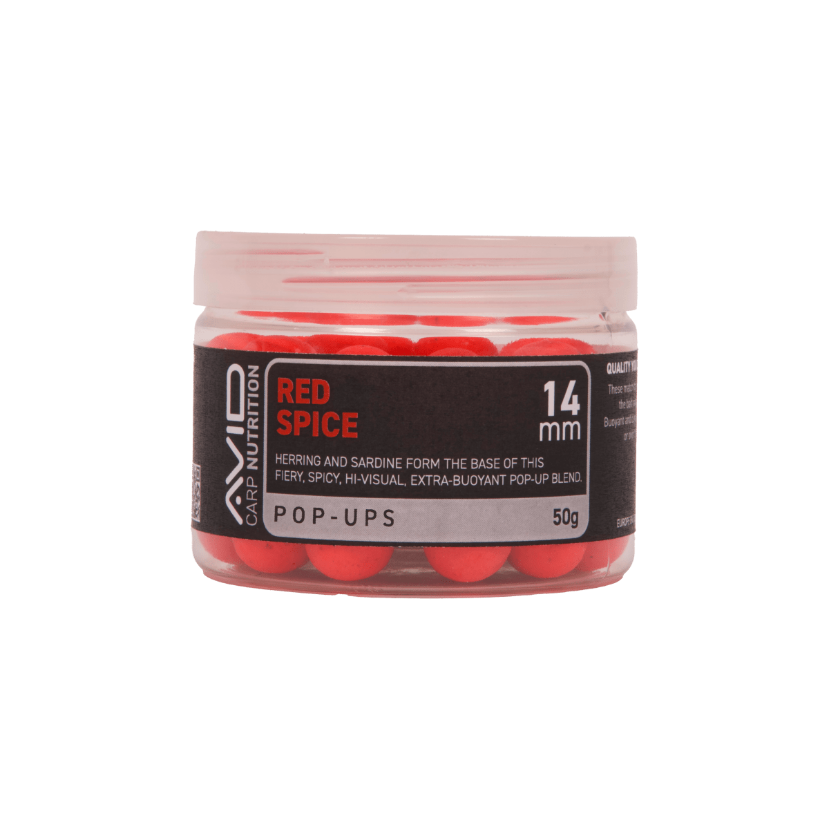 Avid Carp Red Spice Pop - up - 14mm - Rood - KarperCentrale