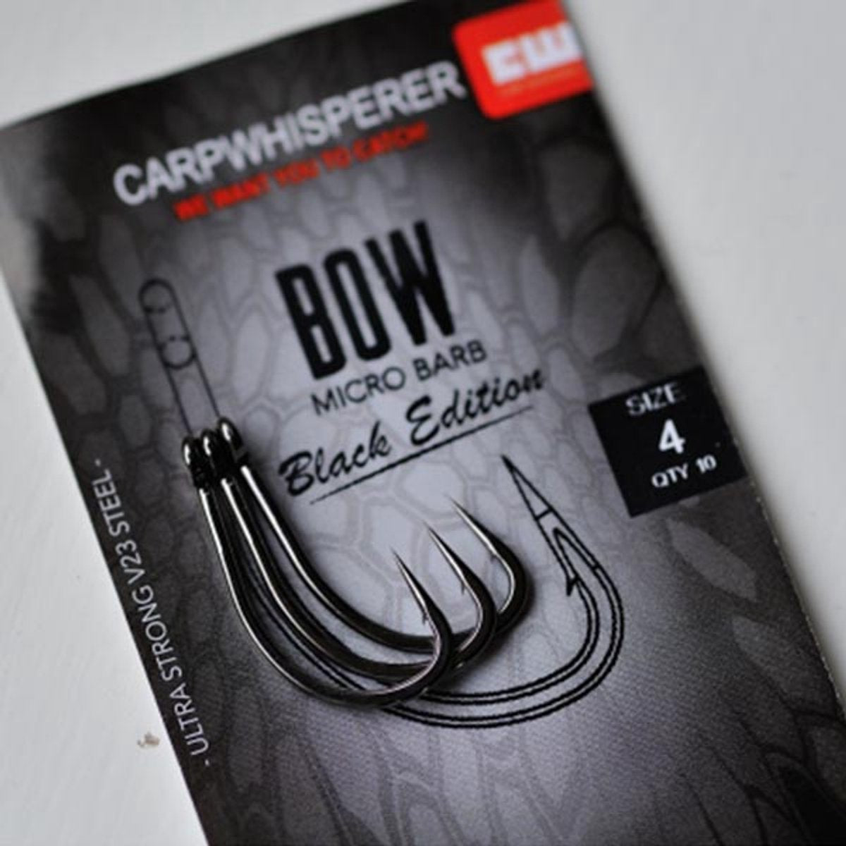 Carp Whisperer Bow Hook - 10pcs - KarperCentrale