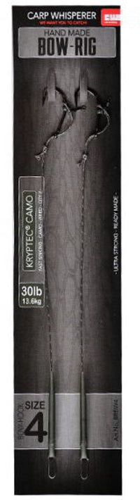 Carp Whisperer Bow Rig - Ready Made - 30lb - Weedy Green - KarperCentrale