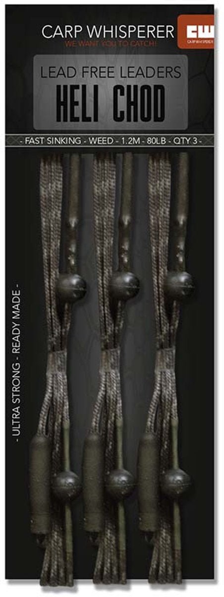 Carp Whisperer Heli Chod Leader - Buffer System - 120cm - Ready Made - KarperCentrale