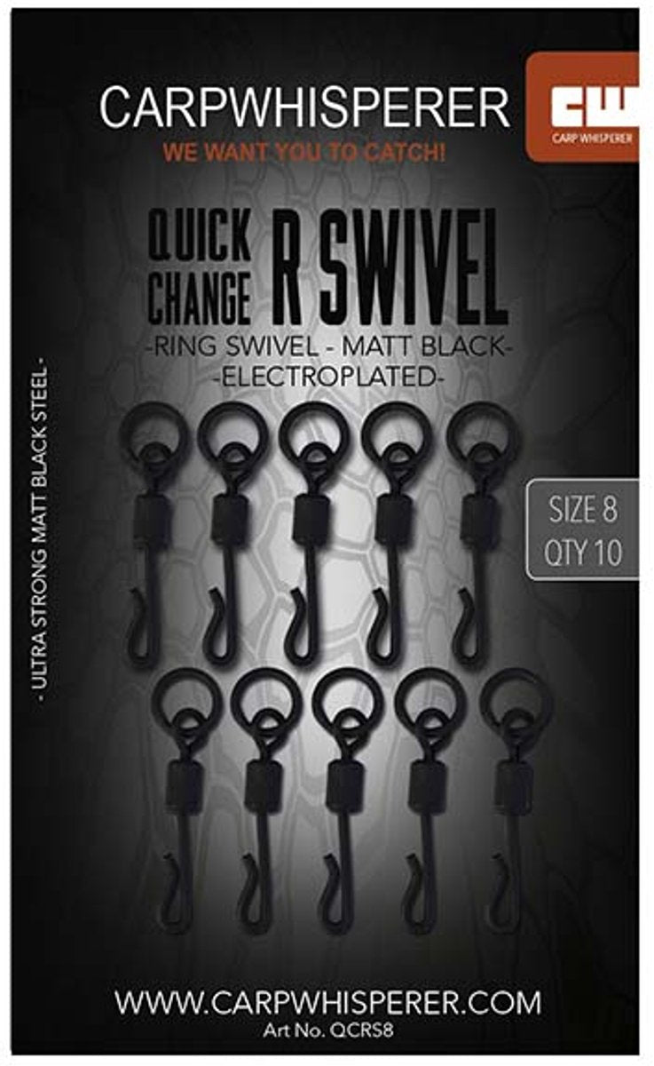 Emerillon à anneau à changement rapide - 10 pièces