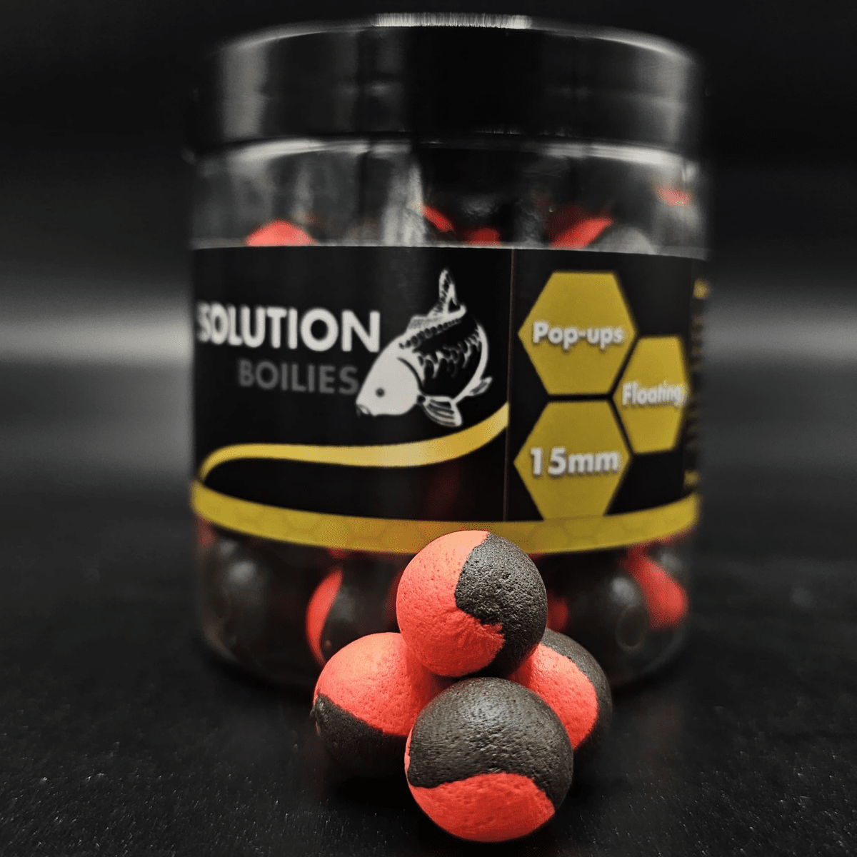 CC Solution Boilies Red Kriller - Duo's - 15mm Pop - ups - KarperCentrale