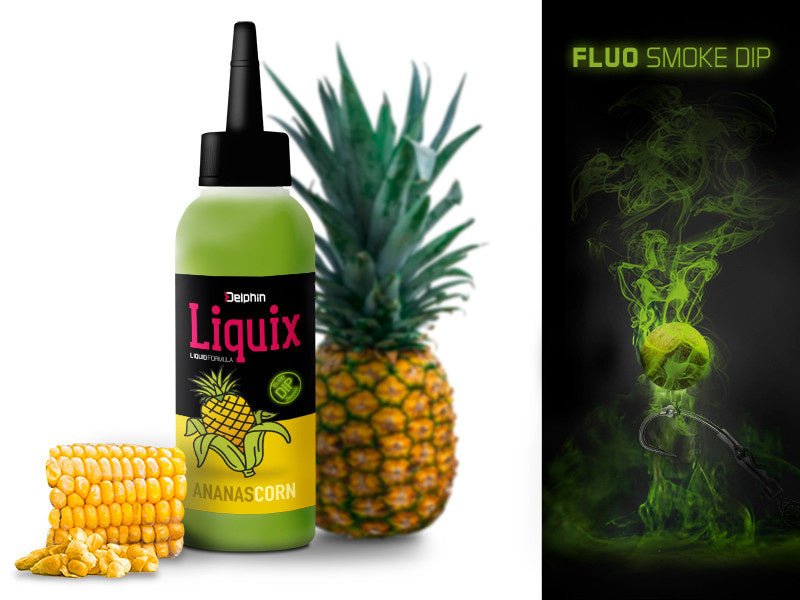 D Snax LiquiX - Maïs & Ananas - Trempage Fluo - Compatible PVA - Doux-Frais