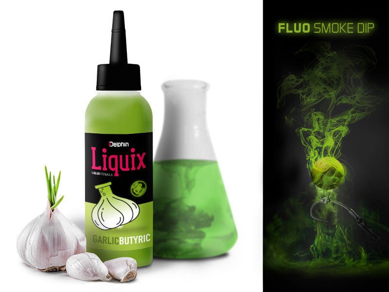 D Snax LiquiX - Ail & Butyrique - Trempage Fluo - Compatible PVA - Extra Fort