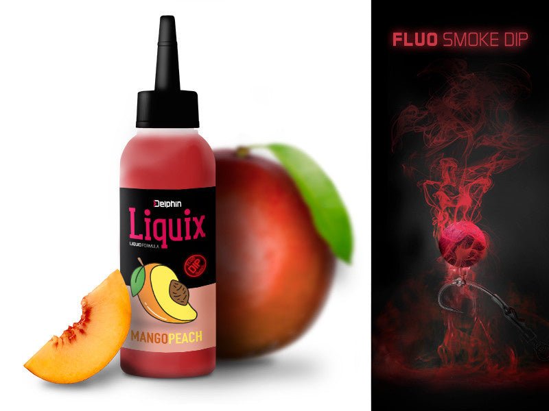 D Snax LiquiX - Mangue & Pêche - Trempage Fluo - Compatible PVA - Fruité