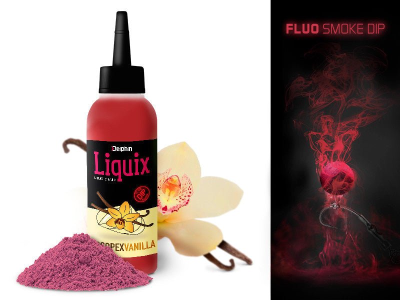 D Snax LiquiX - Scopex Vanille - Trempage Fluo - Compatible PVA - Sucré