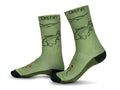 Happy Fishing - Chaussettes pour carpes - Confortables - Taille 41-46 - Vert