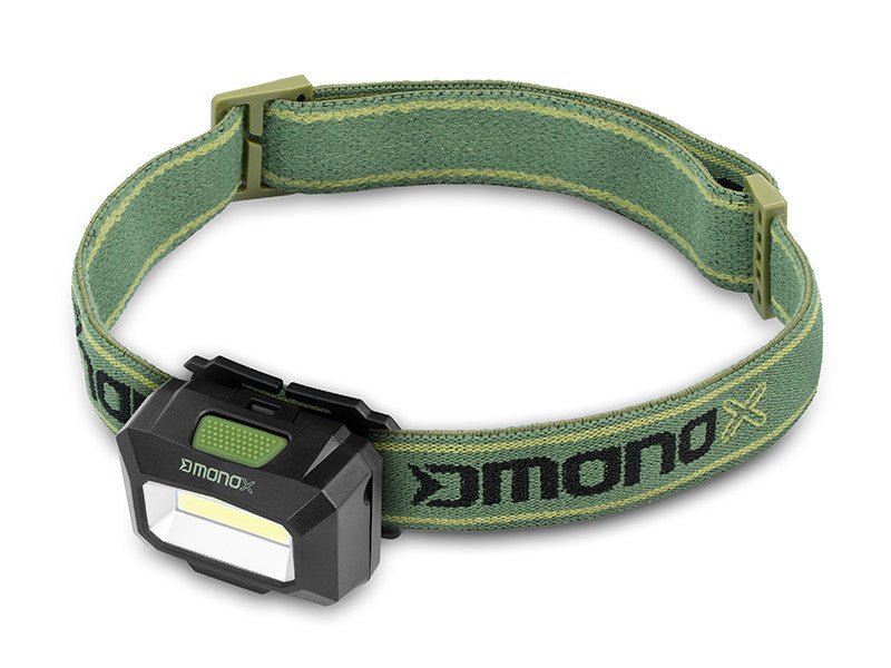 MonoX - Lampe frontale - LED blanche et verte