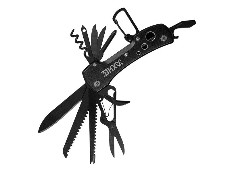 Delphin Pocket Knife - 13 functies - RVS - Compact - KarperCentrale