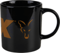 Mug en céramique noir et orange avec logo