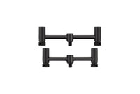 Barres porte-cannes réglables Black Label Carbon pour 2 cannes (110mm - 125mm)