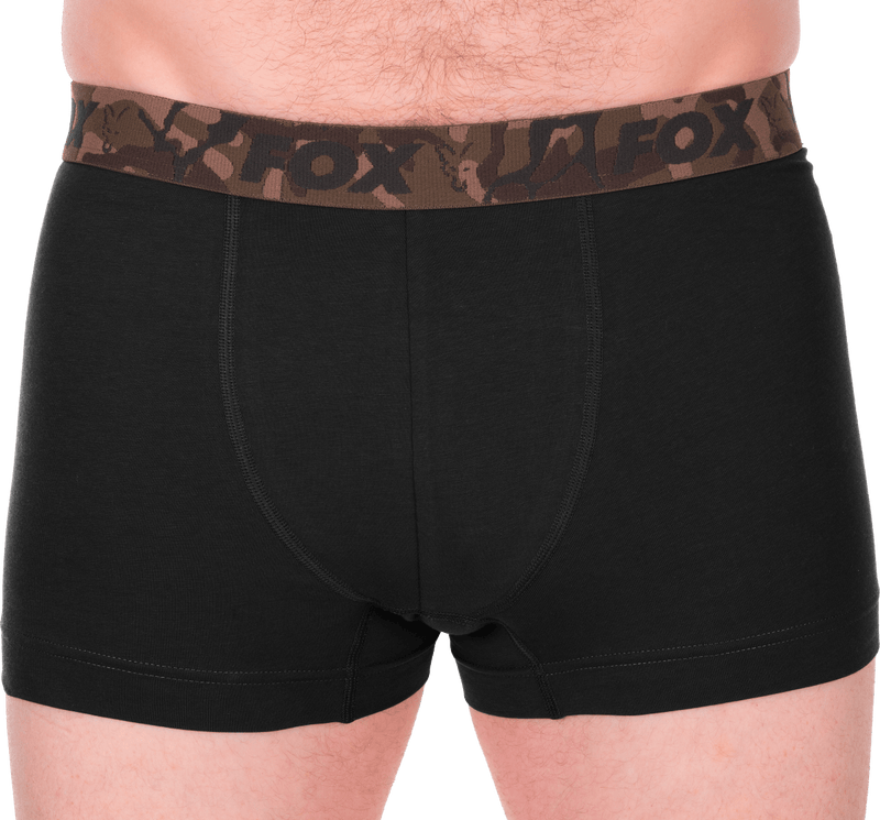Boxer short 2 pièces kaki / noir