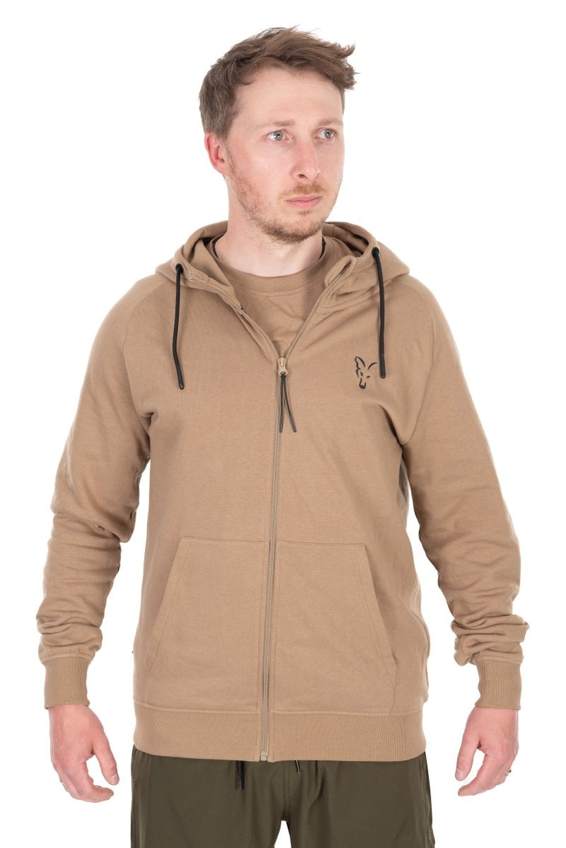 Collection LW Sweat à capuche zippé Tan Ltd