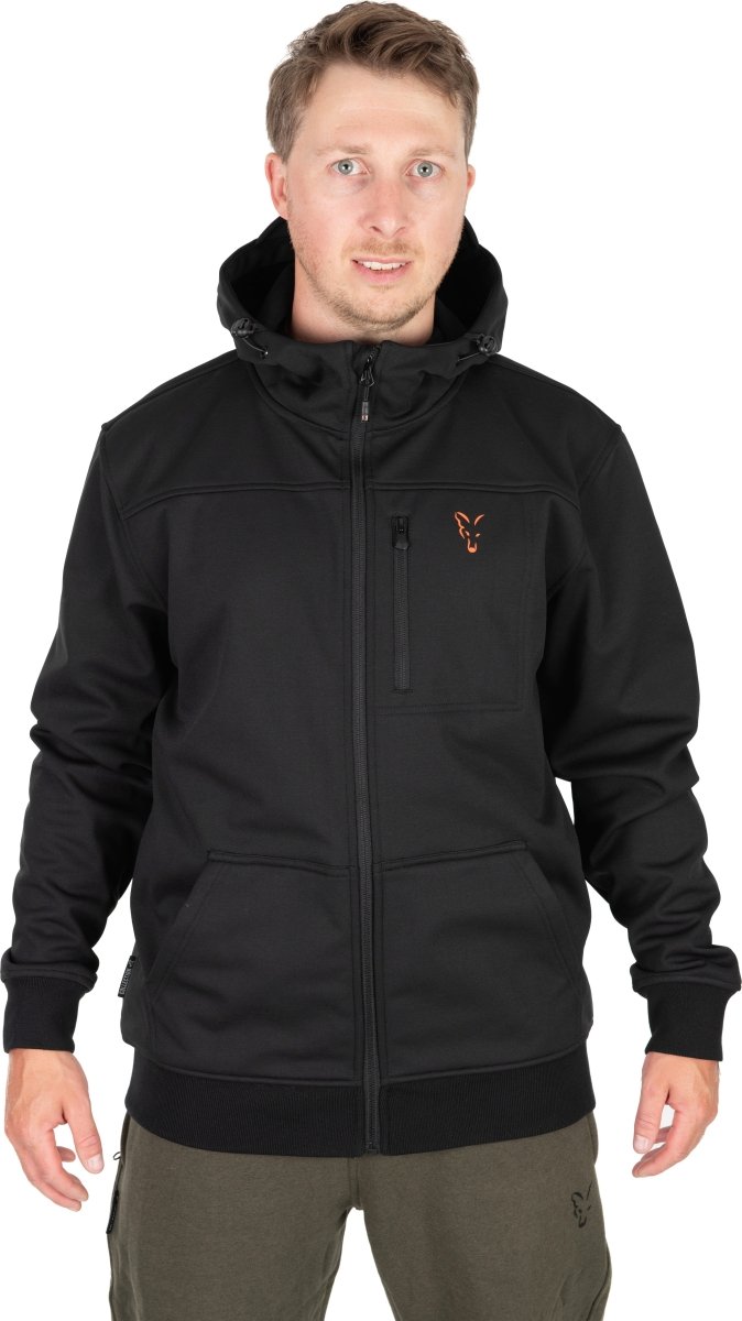 Veste Soft Shell Collection Noir/Orange