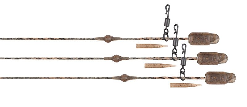 Fox Edges - Camo - Heli - Clip Leaders - 3 stuks - KarperCentrale