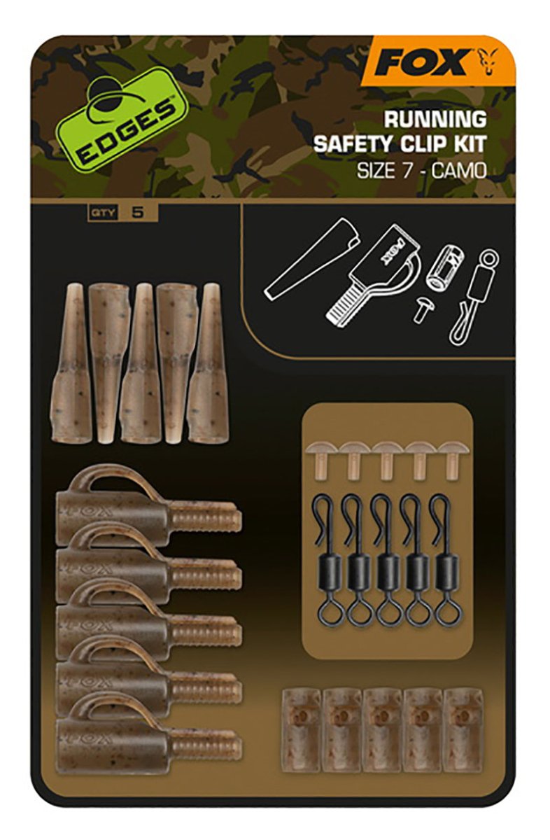 Kit de clips de sécurité camouflés pour course Edges