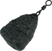 Plomb poire plate avec émerillon Edges