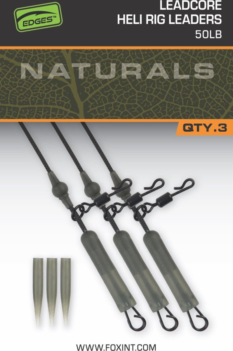 Bas de ligne Leadcore Naturals Edges pour montage Héli