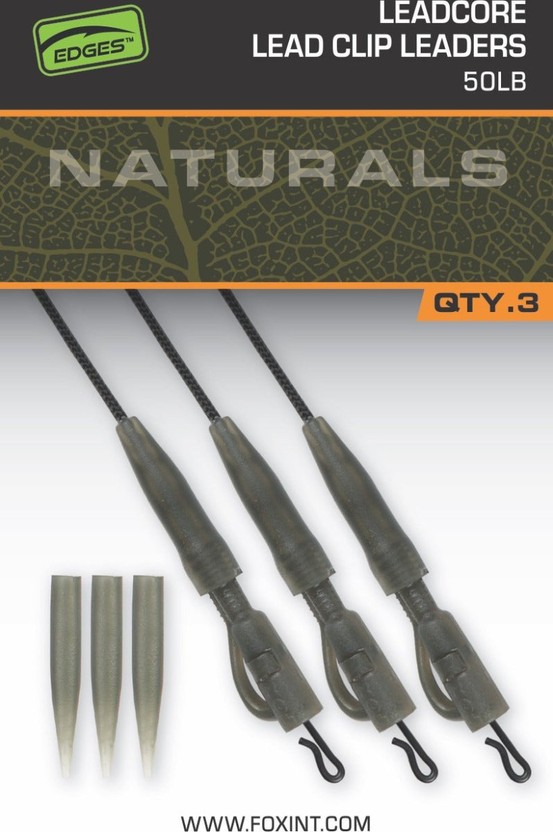 Edges Naturals Clips à Plomb Power Grip avec Leadcore